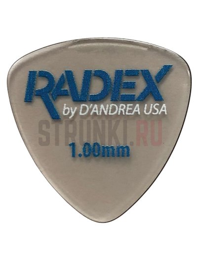 Набор медиаторов D'Andrea RDX346-1.00 Radex, 1 мм, упаковка 6 шт.