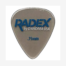 Набор медиаторов D'Andrea RDX351-0.75 Radex, 0.75 мм, упаковка 6 шт.