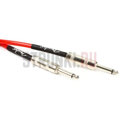 Кабель FENDER 20' CALIFORNIA CABLE CANDY APPLE RED 6м (прямой-прямой)