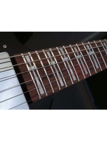 Наклейка на гриф гитары "Кресты Tony Iommi" Струнки.ру, белый перламутр