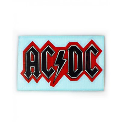 Наклейка для гитары "AC/DC" Струнки.ру, разноцветная