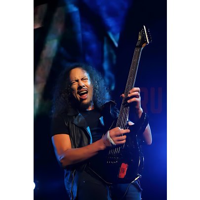 Наклейка для гитары "Caution hot (Kirk’s guitar)" Струнки.ру, оранжевый