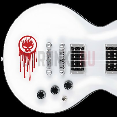 Наклейка для гитары "The Offspring 1" Струнки.ру, красный