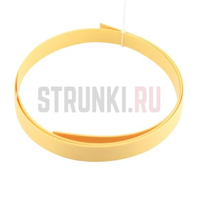 Биндинг пластик ABS, ШИРОКИЙ кремовый 1650x2x15mm