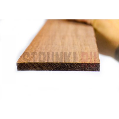 Палисандр, Grade ААA, бланк накладки грифа для электрогитары, 520x65x8, Акустик Вуд AW-322365-ААА