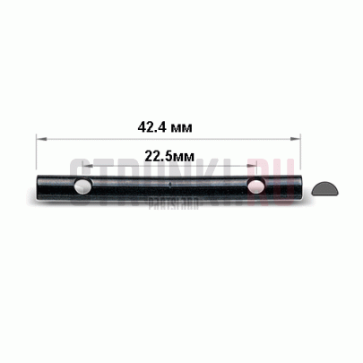 Ретейнер бас-гитарный Paxphil HS412-CR хром