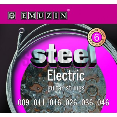Струны для электрогитары Emuzin Steel Electric 6S 9-46 9-46