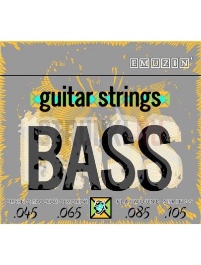 Струны для бас-гитары Emuzin Bass 4F45-105 45-105
