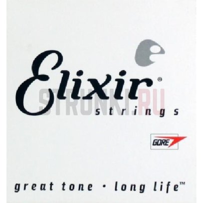 Одиночные струны для акустической гитары Elixir Acoustic Nanoweb 15123 Bronze 80-20 23