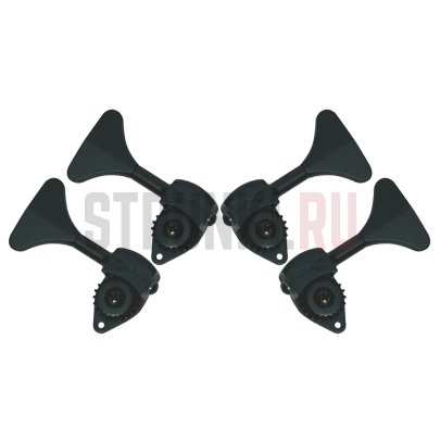 Колки 2+2 для бас-гитары HIPSHOT Ultralite HB6 Y 3/8" 20650B, Y бутон, (14 мм), черный