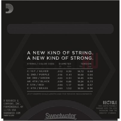 Струны для акустической гитары D'Addario NYXL1238PS 12-38