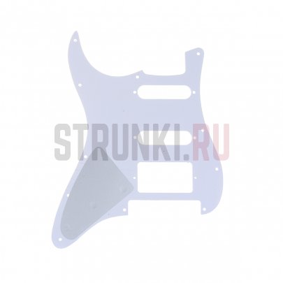 Панель HSS для Fender Stratocaster US/Mexico с floyd rose, Musiclily MX1380WH, белая, трехслойная