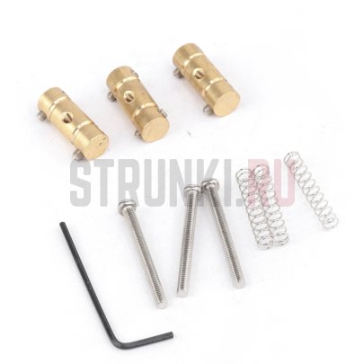 Набор седел для бриджа Telecaster, Musiclily MX1310CR-3, 6 струн, золото