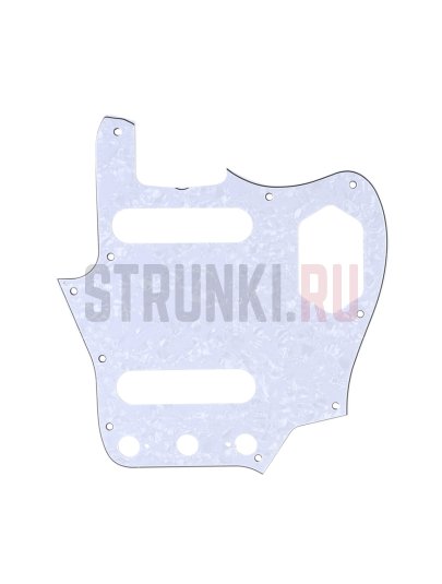 Пластиковая панель Fender Jaguar USA 65 60s, трехслойная, PARTS MX1390WP, белый перламутр