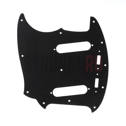 Пластиковая панель, трехслойная, Fender Mustang USA, Musiclily MX1392BK, черный