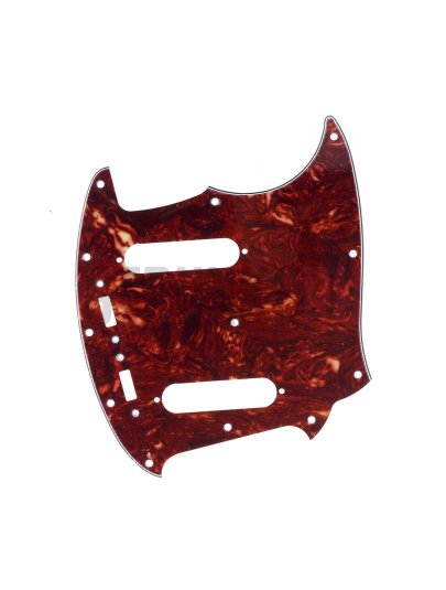 Пластиковая панель Fender Mustang USA, трехслойная, PARTS MX1392BT, винтажный черепаховый