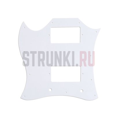 Пластиковая панель, трехслойная, Gibson SG USA, Musiclily MX1397WP, белый перламутр