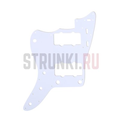 Пластиковая панель Fender Jazzmaster USA 65 60s, трехслойная, Musiclily MX1391WP, винтажная, белый перламутр