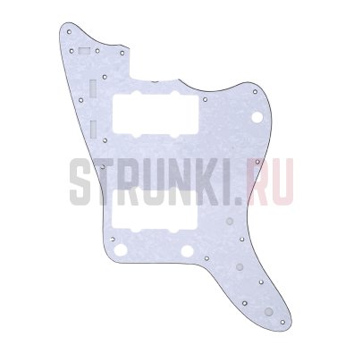 Пластиковая панель, трехслойная, Fender Jazzmaster Japan, Musiclily MX1408WP, белый перламутр