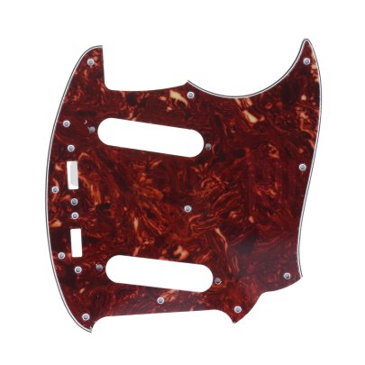 Пластиковая панель Fender Mustang Japan, трехслойная, Musiclily MX1403BT, винтажный черепаховый