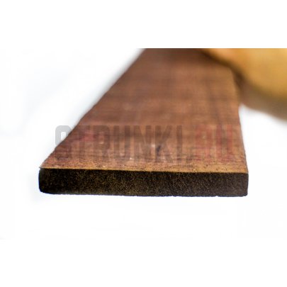 Бланк накладки грифа для гитары, MusicanWood, Grade А, палисандр индийский, 533х60х8 мм
