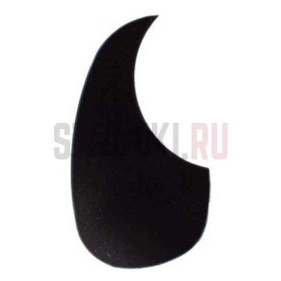 Накладка-лепесток для акустической гитары, HOSCO F-4001L, левосторонняя, черная