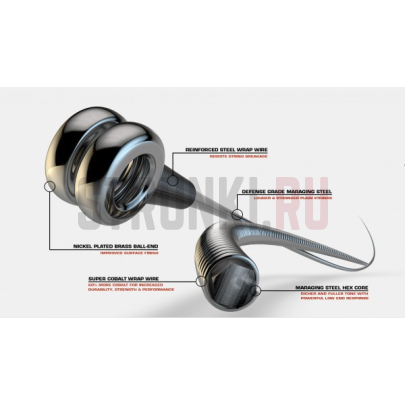 Струны для электрогитары Ernie Ball 2922 M-Steel Hybrid Slinky 9-46