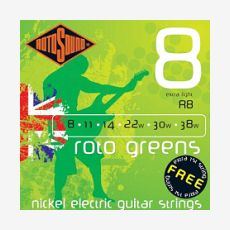 Струны для электрогитары Rotosound Roto Greens R8 8-38