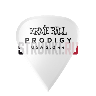 Медиатор Ernie Ball 9341, 2 мм, 1 шт.