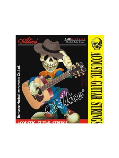 Струны для акустической гитары Alice A206P-SL Coper 11-52