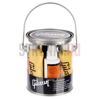 Набор для комплексного ухода за гитарой GIBSON CLEAR BUCKET CARE KIT
