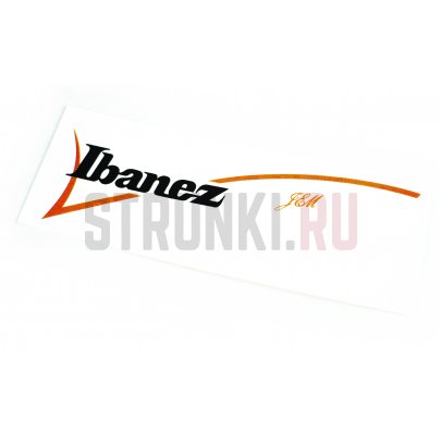 Наклейка декаль на голову грифа гитары "Ibanez JEM" Струнки.ру