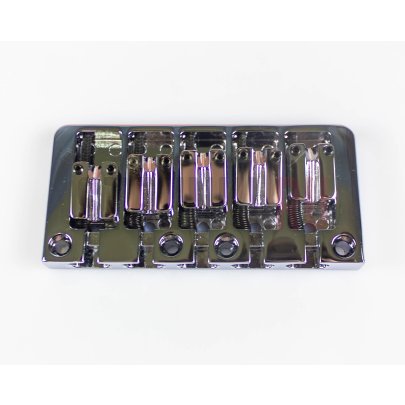 Бридж для 5-струнной бас-гитары Paxphil BB005-CR, хром