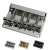 Бридж для 4-струнной бас-гитары PARTSLAND BB012-CR, хром картинка 2