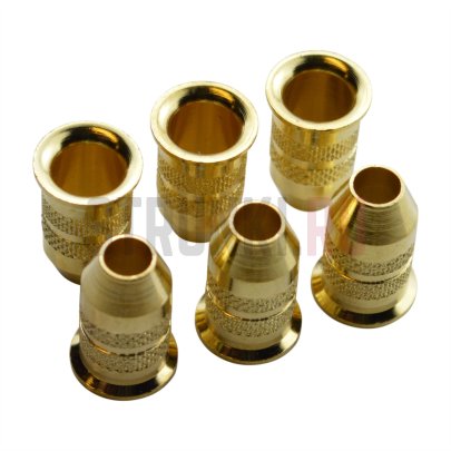 Втулка сквозного крепления для электрогитары PARTSLAND HS015-GD, золото, нижняя