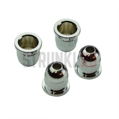 Втулка сквозного крепления для бас-гитары Paxphil HS028-CR, хром, нижняя