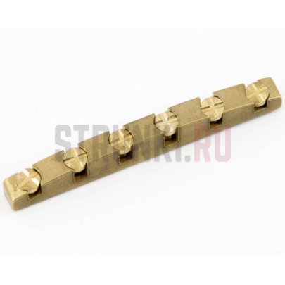 ABM 6260, порожек для 6-струнной бас-гитары, латунь (54х5.1х6mm)