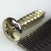 PARTSLAND WO3012NI, саморез для панели, крышек Fender Style хром (12 x 3mm) картинка 0
