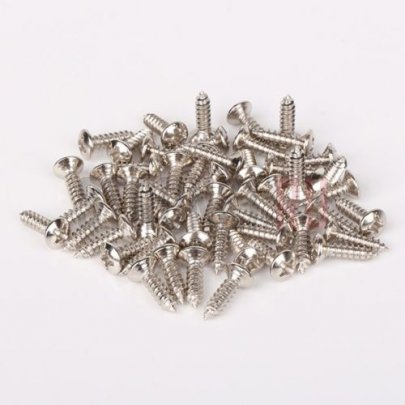 Paxphil WO3012-CR, саморез для панели, крышек Fender Style хром (12 x 3mm)