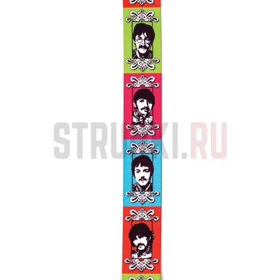 Ремень для гитары тканевый PLANET WAVES by D'ADDARIO 50BTL09 Beatles