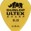 Медиаторы DUNLOP 433R2.0 ULTEX SHARP 2.0 mm картинка 0