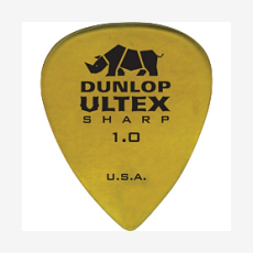 Медиатор Dunlop 433R1.0 Ultex Sharp, 1 мм, 1 шт.