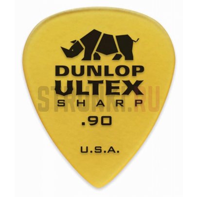 Медиатор Dunlop 433R.90 Ultex Sharp 0.90 мм, 1 шт.