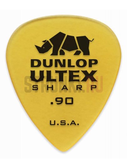 Медиатор Dunlop 433R.90 Ultex Sharp 0.90 мм, 1 шт.