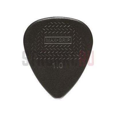Медиатор Dunlop 449R1.0 Max-Grip Nylon, 1 мм, 1 шт.