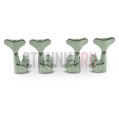 Колки 2+2 для бас-гитары GROVER 144C, хром