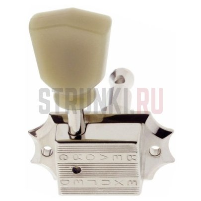 Колки 3+3 GROVER 135N, винтажные, никель