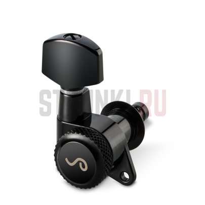 Колки 4+4 локовые, SCHALLER 10020470.01.52+10020470.01.52+10020423.01.52 M6 135, шток 19.5 мм, черный