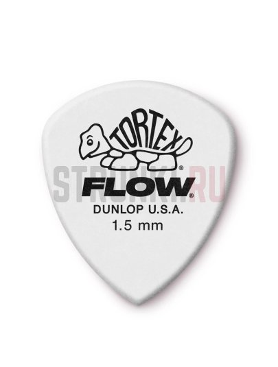 Набор медиаторов Dunlop 558P1.5 Tortex Flow, 1.5 мм, упаковка 12 шт.