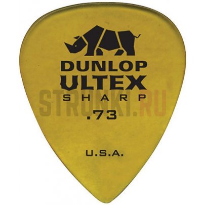 Набор медиаторов Dunlop 433P.73 Ultex Sharp, 0.73 мм, упаковка 6 шт.